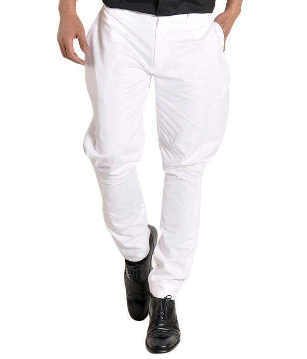 I Know White Cotton Jodhpuri Pants - Buy I Know White Cotton Jodhpuri ...