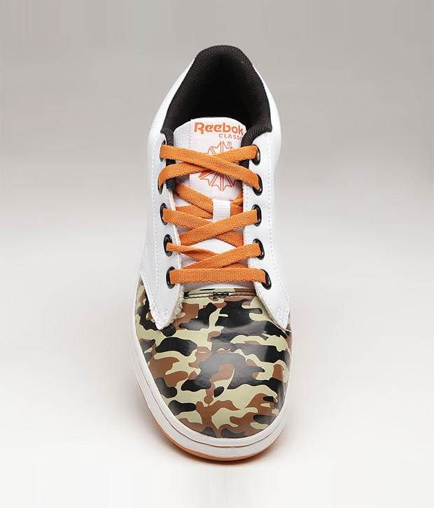 reebok white and orange shoes