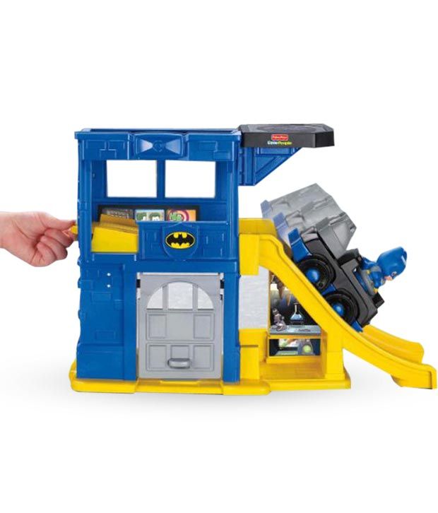 DC Super Friends ​Little People Deluxe Batcave Batman Playset Discontinued Joker
