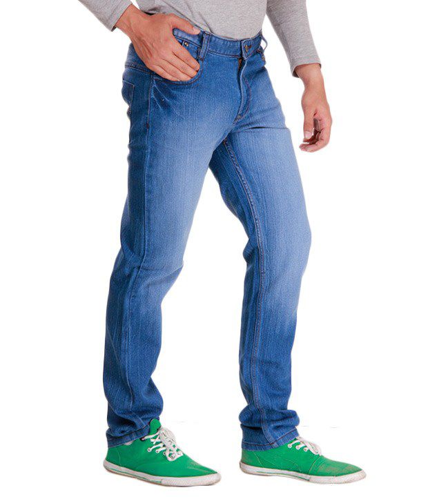 Alano Stylish Blue Jeans - Buy Alano Stylish Blue Jeans Online at Best ...