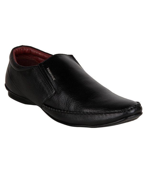 Provogue Black Formal Shoes Price in 