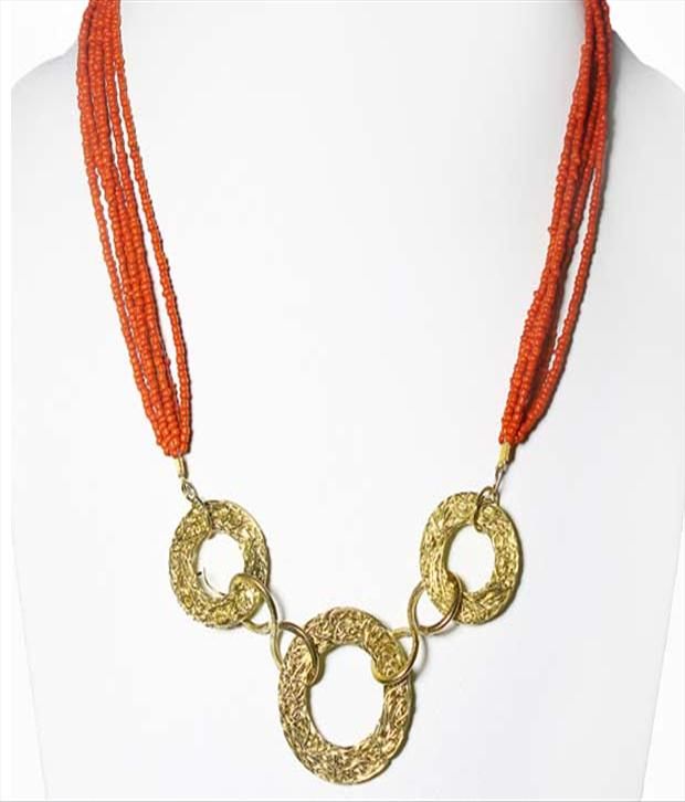 Vogue Crafts and Designs Hooped Non-precious Metal Necklace - Buy Vogue ...