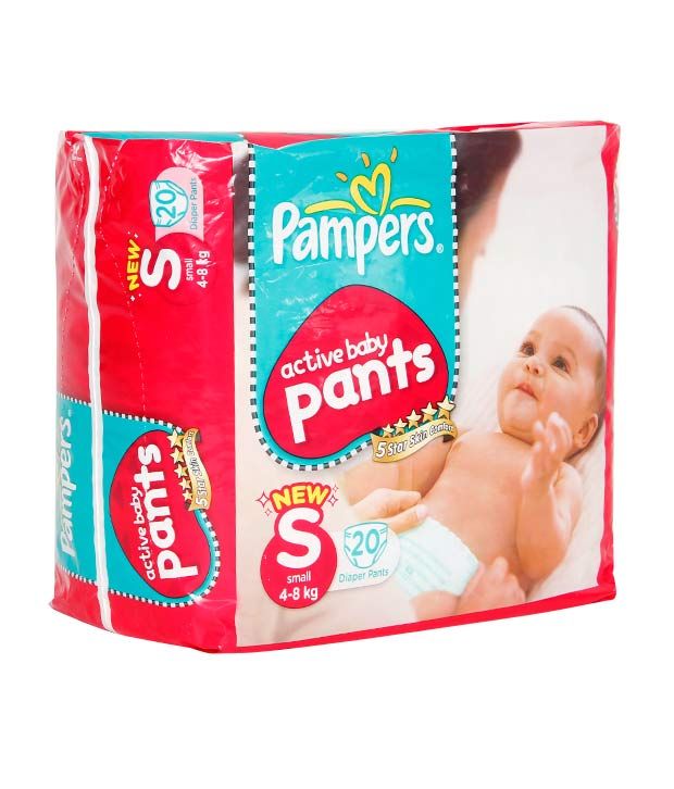 pampers 4 to 8 kg small