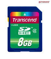 Transcend SDHC 8 GB Class 4 Memory Card