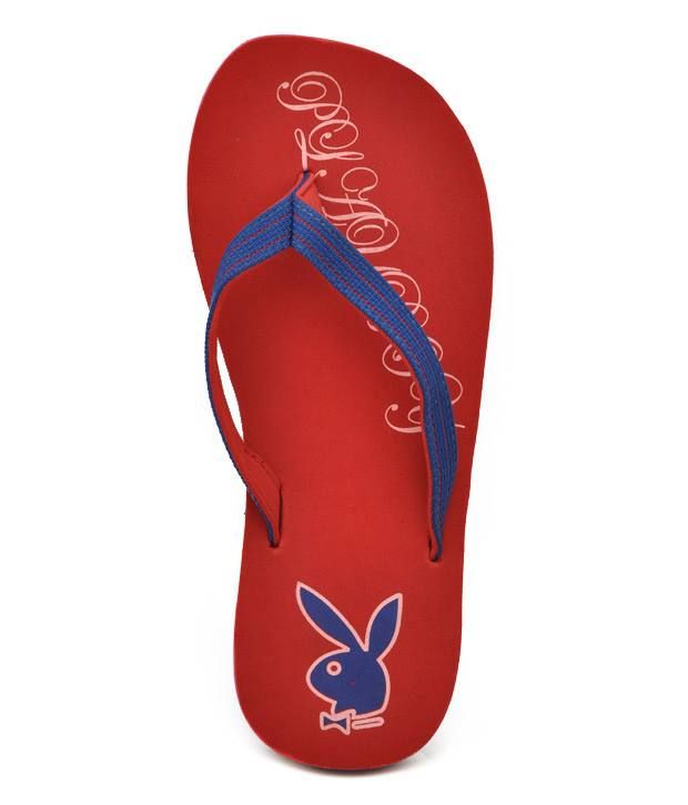 playboy platform flip flops