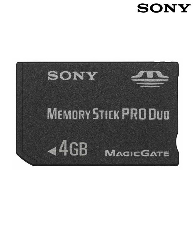     			Sony Memory Stick Pro DUO 4 GB Memory Card