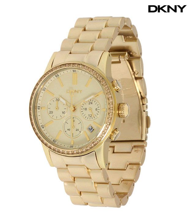 DKNY Stunning Golden Bracelet Watch - Buy DKNY Stunning Golden Bracelet ...