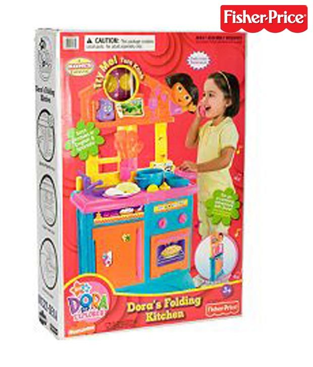 fisher price dora talking kitchen