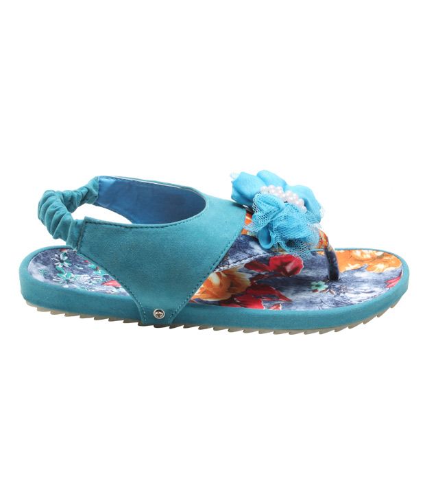 sky blue sandals