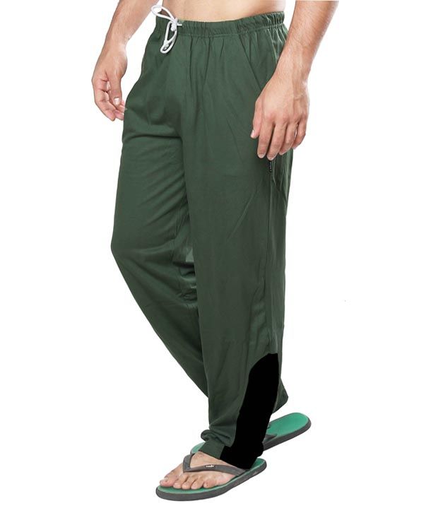 puma olive green track pants