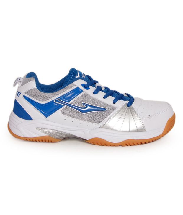 Erke White & Royal Blue Badminton Shoes - Buy Erke White & Royal Blue ...