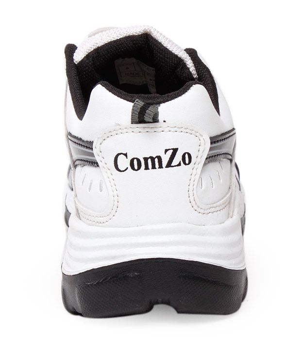 Comzo Proactive White Sports Shoes - Buy Comzo Proactive White Sports ...