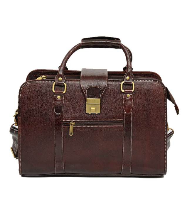 Chanter Leather Brown Laptop Bag - EA18 - Buy Chanter Leather Brown ...