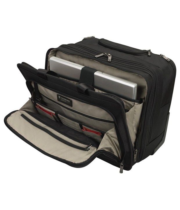 Victorinox Pompeii Mono Retrax Black Laptop Case Buy Victorinox