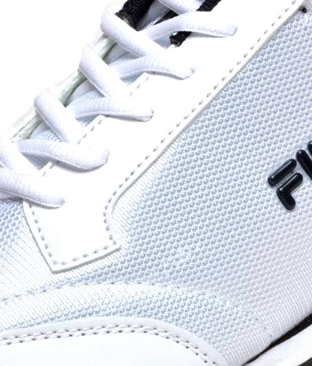 fila vapour white running shoes