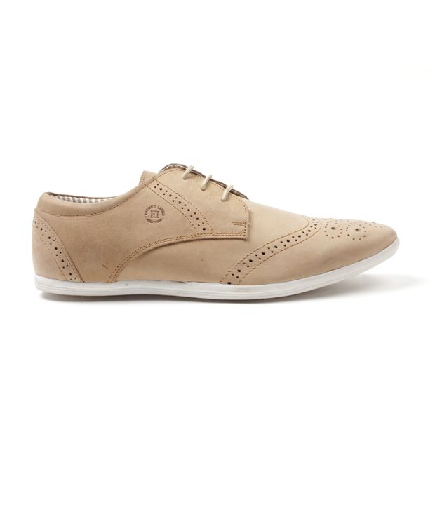franco leone tan derby shoes