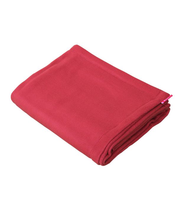 Ramsha Home & Living Soft Red Fleece Blanket - Buy Ramsha Home & Living ...