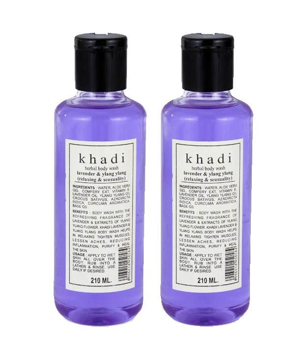     			Khadi Lavender & Ylang Ylang  Herbal Body Wash (Twin Pack) 210Ml