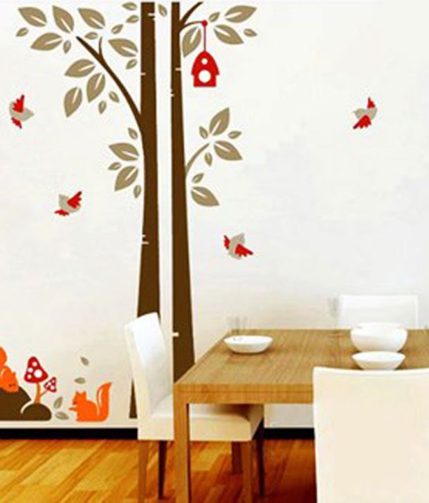 WOW Garden Theme Wall Sticker Buy WOW Garden Theme Wall Sticker Online at Best Prices in India