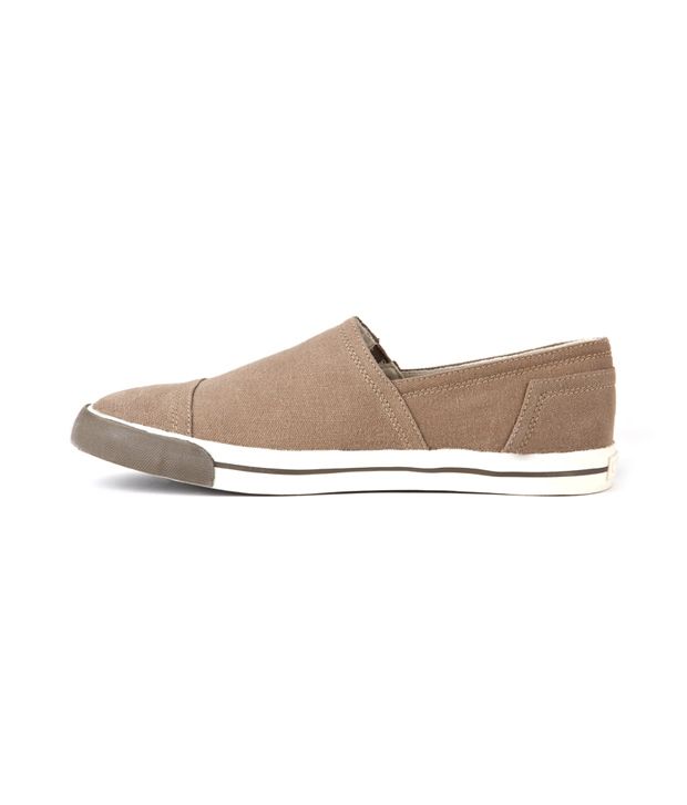 Gas Kung Fu Khaki Slip-on Shoes - Buy Gas Kung Fu Khaki Slip-on Shoes Online at Best Prices in 
