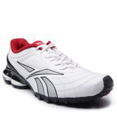 Reebok Transport White & Silver Sports Shoes