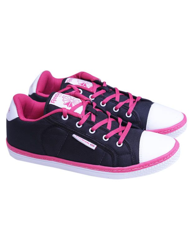Reebok Black & Pink Sneakers Price in India Buy Reebok Black & Pink Sneakers Online at Snapdeal