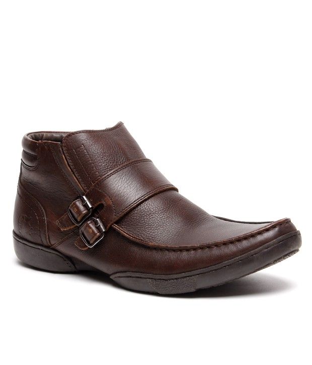 leather buckaroo shoes
