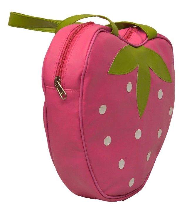 Kidz Corner Pink Strawberry Shaped Bag 