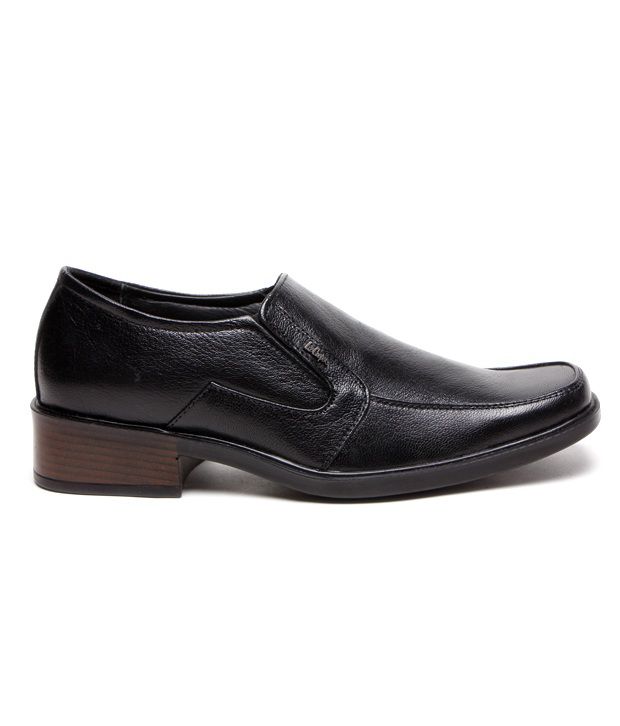Lee Cooper Slip On Genuine Leather Black Formal Shoes Price in India ...