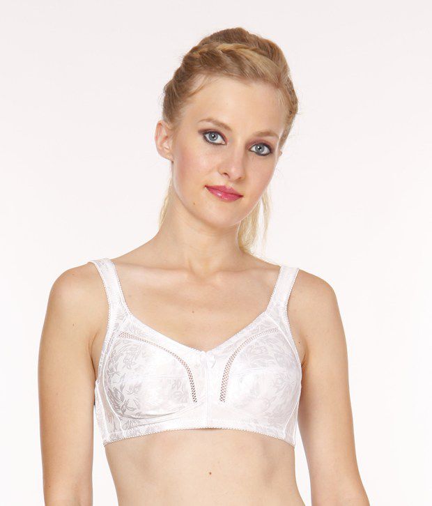 Buy Curves White Satin Bra Online At Best Prices In India Snapdeal