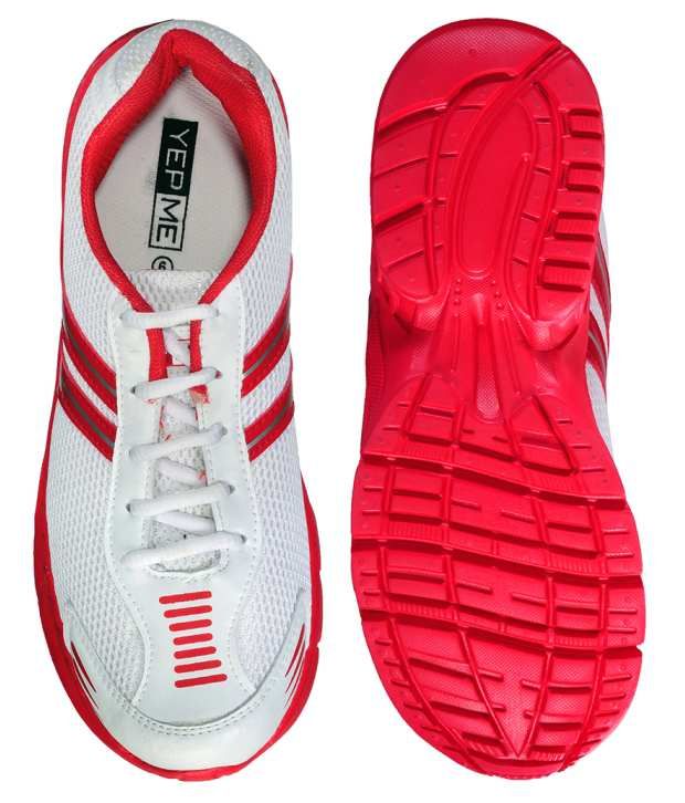 Yepme Cosmos Sports Shoes- White & Red - Buy Yepme Cosmos Sports Shoes