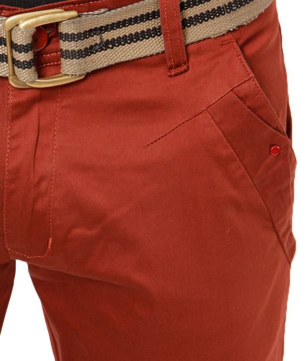 maroon chinos mens