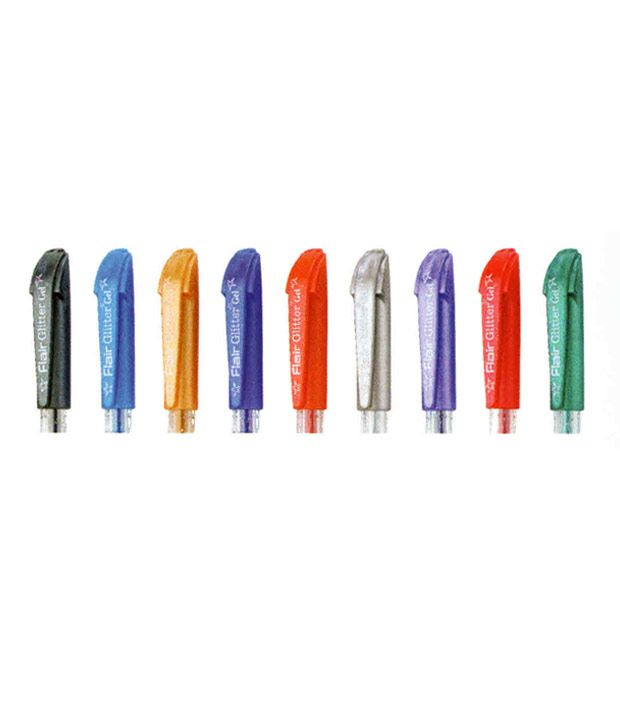 Flair Glitter Sparkle Gel Pen (Pack Of 20) Buy Online at Best Price in