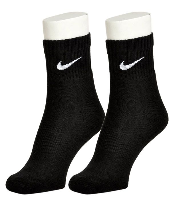 Download Nike Black Full Length Socks - 2 Pair Pack: Buy Online at ...