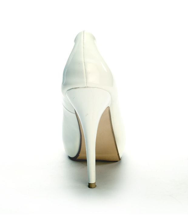 white pencil heels