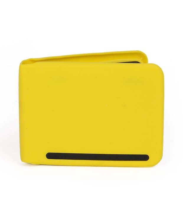 Buy Urban Living Yellow Silicon Card Holder Wallet at Best Prices in