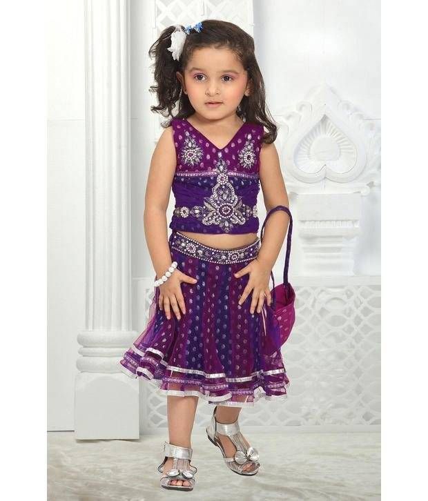 baby girl lehenga blouse designs