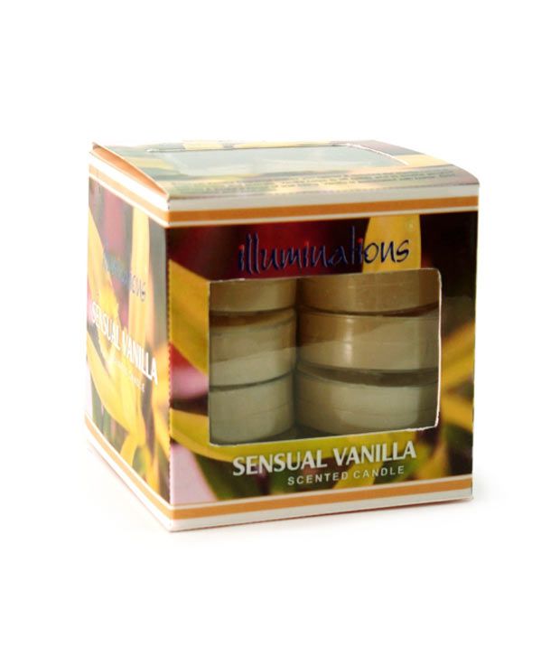 Illuminations Sensual Vanilla Pack Of 20 Scented Tealight Candles: Buy ...