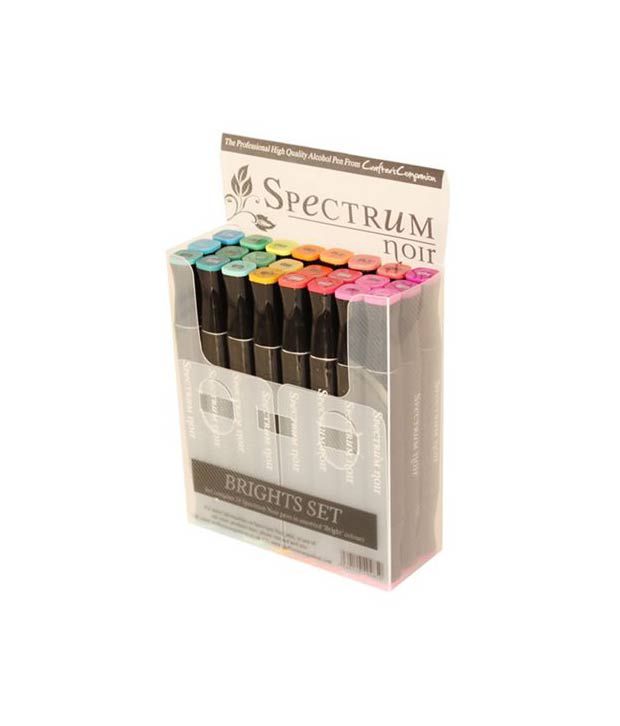 Featured image of post Spectrum Noir Alcohol Markers Full Set Product titlecc spectrum noir triblend marker set 6pc exotic