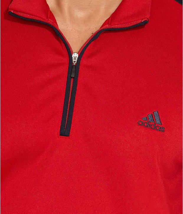 Adidas Unique Red Sweatshirt - Buy Adidas Unique Red Sweatshirt Online ...