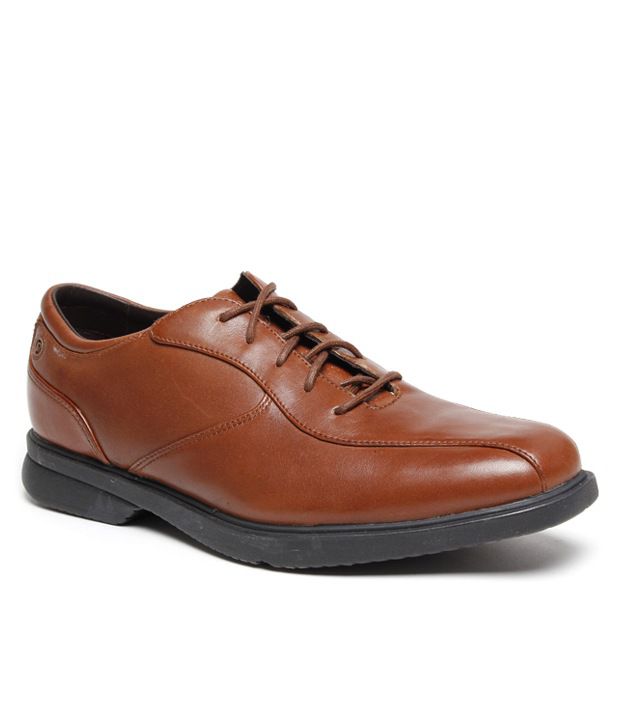 Rockport Tan Leather Oxford Shoes Price in India- Buy Rockport Tan ...