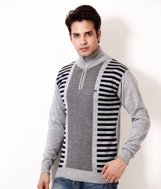 Fabtree Exclusive Grey Woolen Sweater - Buy Fabtree Exclusive Grey ...
