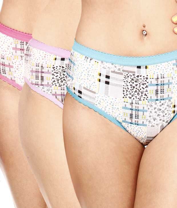 Buy Lovino Multi Color Cotton Panties Pack Of 3 Online At Best Prices In India Snapdeal 9309