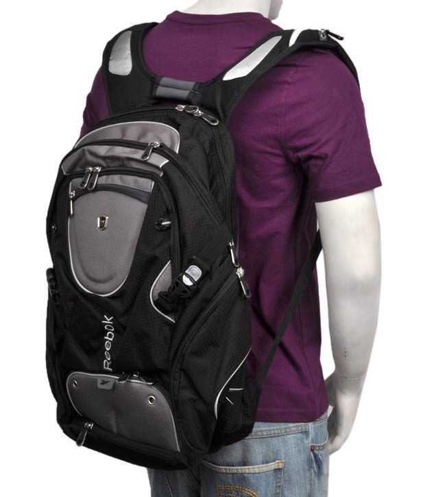Reebok I29783 Black Backpack - Buy Reebok I29783 Black Backpack Online ...