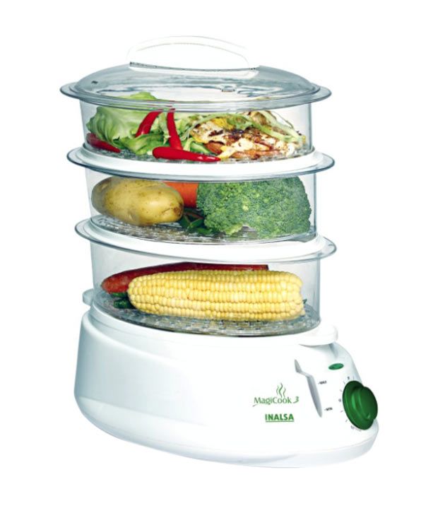 inalsa 900 ml magicook 3 food steamer price in india buy inalsa inalsa 900 ml magicook 3 food steamer