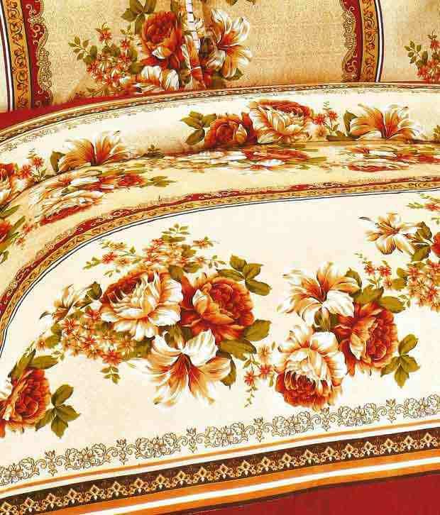 Azaa Lovely Double Bed Sheets Combo of 4 Buy Azaa Lovely Double Bed