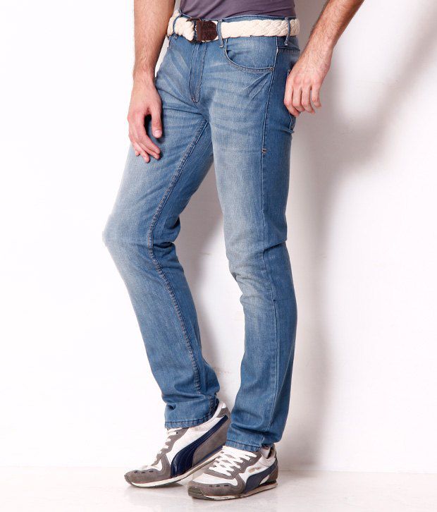 Newport Smart Blue Slim Fit Jeans - Buy Newport Smart Blue Slim Fit ...