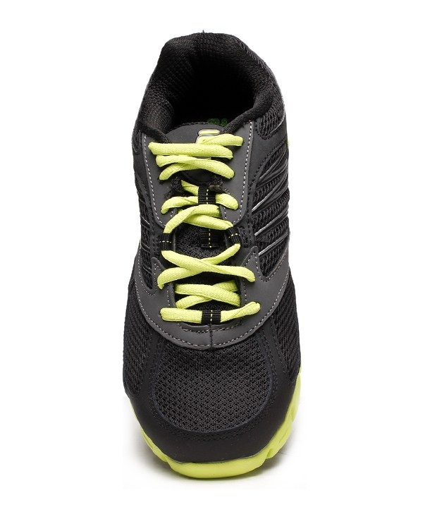 lime green track shoes