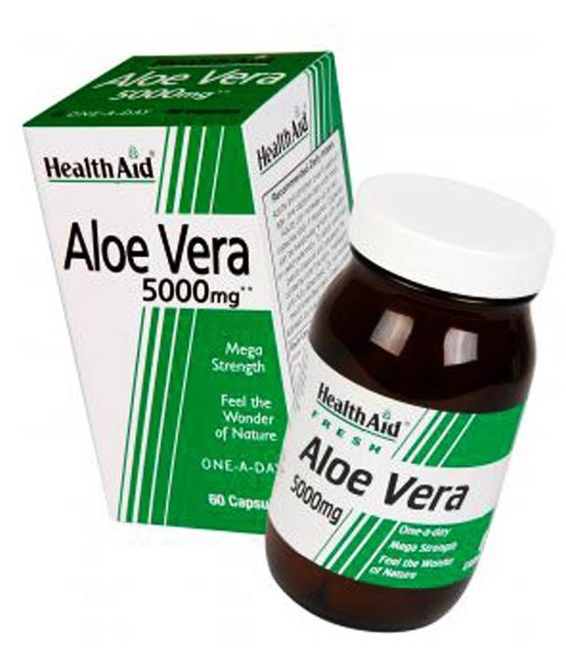 Health Aid Aloe Vera 5000mg 60 Capsules Buy Health Aid Aloe Vera