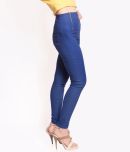 Miss Chase Polyester Jeggings - Blue